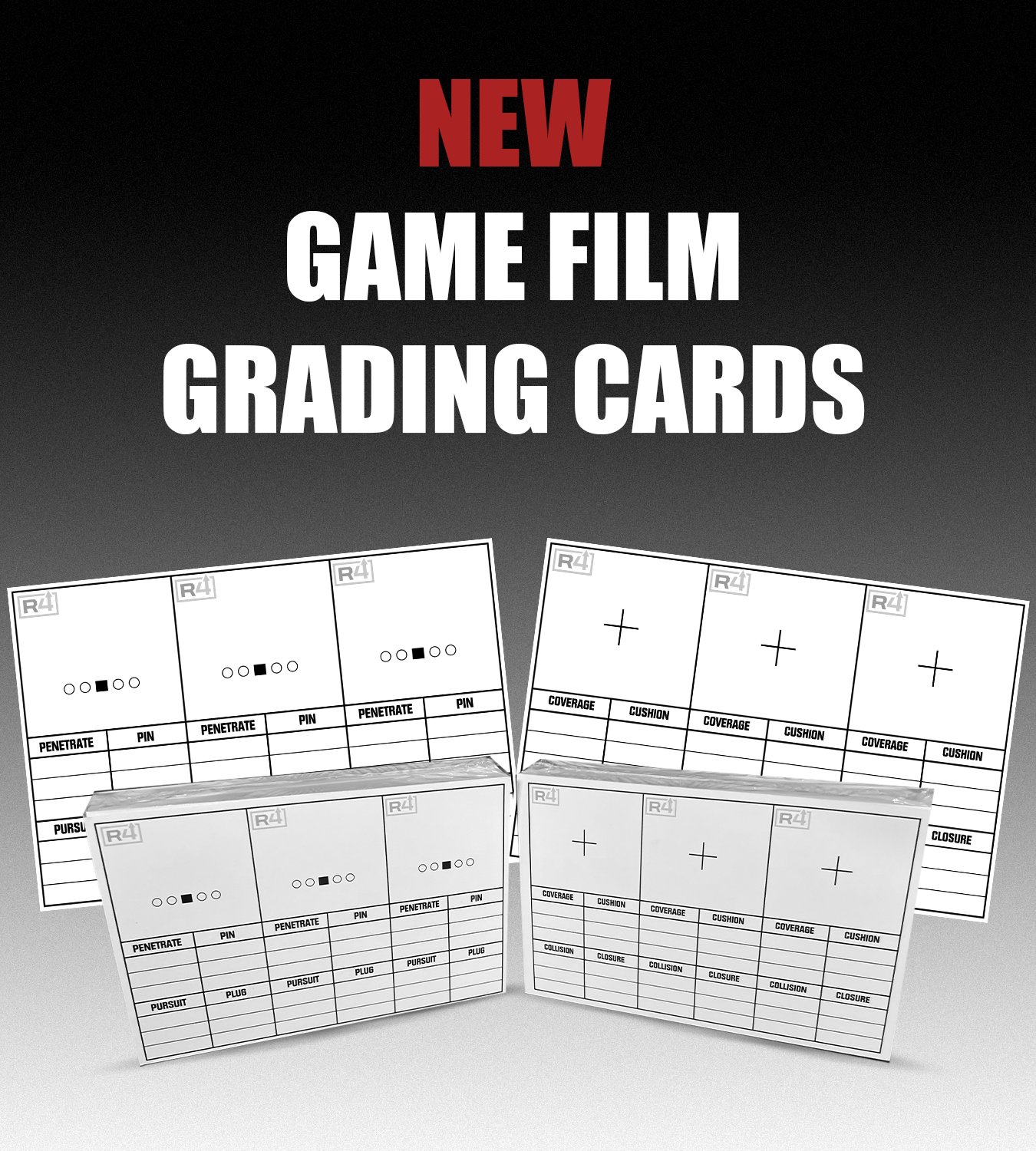 R4 Game Film Grading Cards – R4 Football