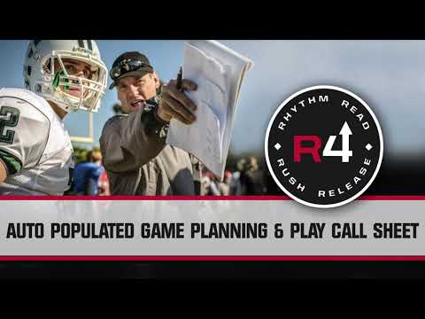 R4 Auto Populated Game Planning & Play Calling Sheet
